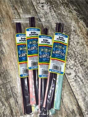 BluntLife Jumbo 19 Inch Incense Sticks Baby Powder 30 Stick Pack Fresh Scent